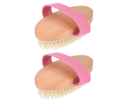 Dry Brush Body Brush, Soft and Firm Natural Bristles, Body Exfoliating Scrub Brush, Dry Brush Body Brush for Massage